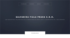 Desktop Screenshot of galvanika.cz