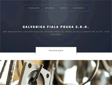 Tablet Screenshot of galvanika.cz
